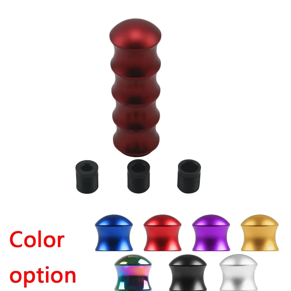 

Universal Aluminum 118mm Gear Shift Knob Manual Transmission Shifter Lever Knob Gear Bamboo Style Car Accessories