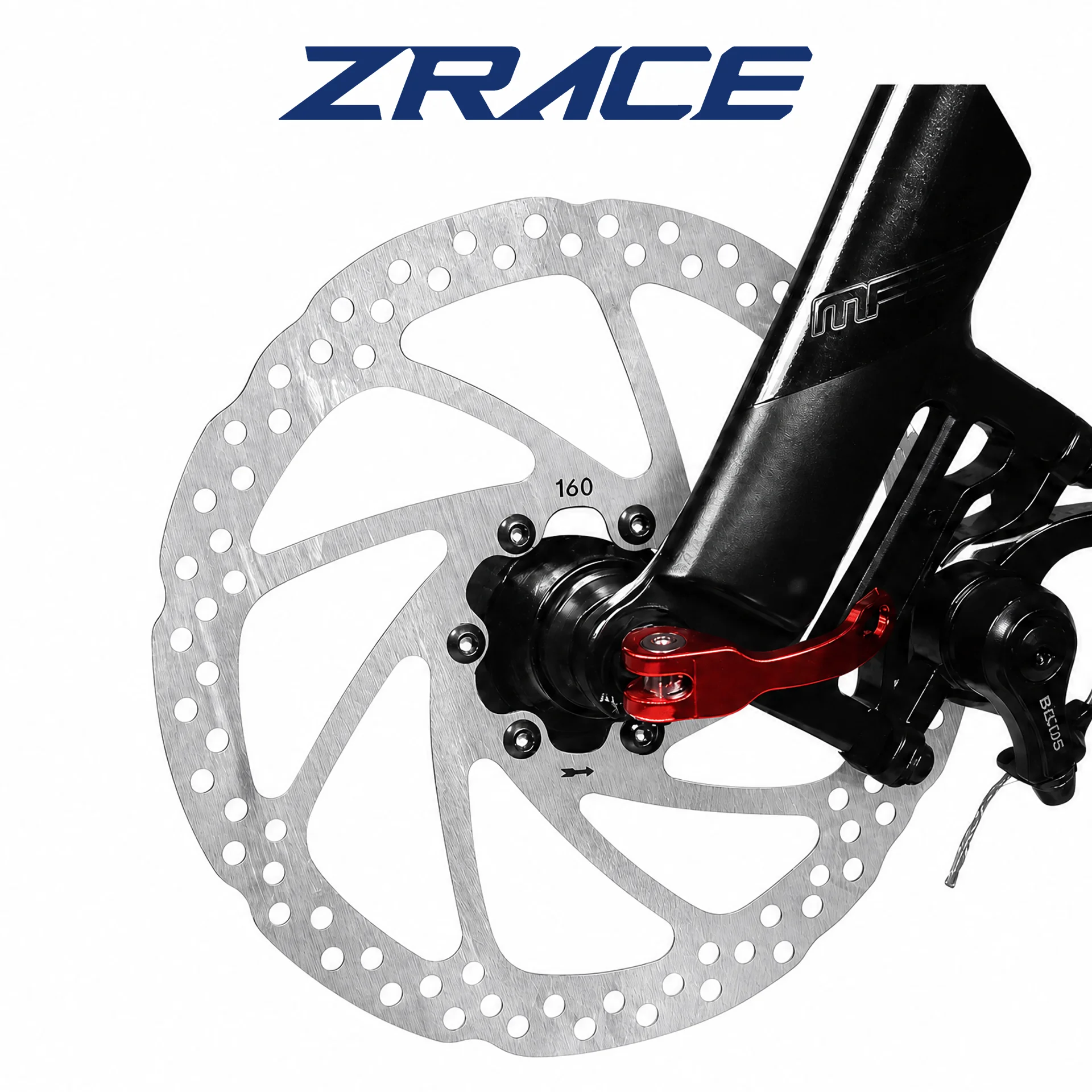 ZRACE 160mm 6-Bolzen Scheibenbremsrotor aus Edelstahl für Fahrrad, MTB, Rennrad, Hydraulische Bremsscheibe mit Schrauben