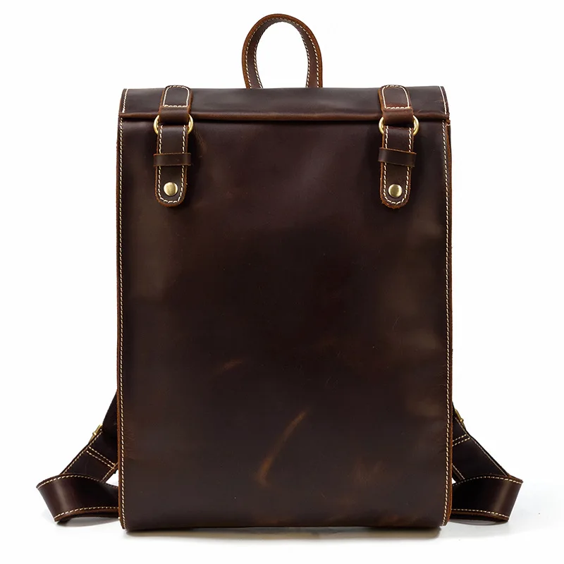 

Ретро Mad Leather Briti Sle, большая мужская сумка Capaci Graciasravel oulder Bag, молодежная сумка для книг, повседневная вертикальная квадратная ...