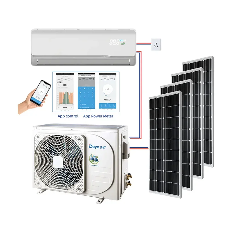 DEYE Solar Powered Air Conditioner 12000BTU Solar Air Conditioner Hybrid ACDC Easy Installation