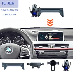 For BMW X1 F48 F49 2016 - 2019  X2 F39 2017 - 2019  Car Phone Holder Screen Fixed Navigation Bracket Base Wireless Charging