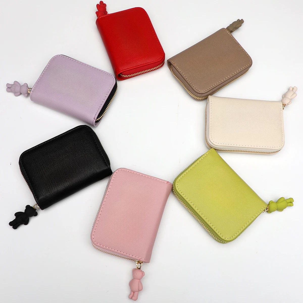 Snapshot DTM  2024 European and American exquisite coin purse, Tous simple and elegant wallet, fashionable square wallet