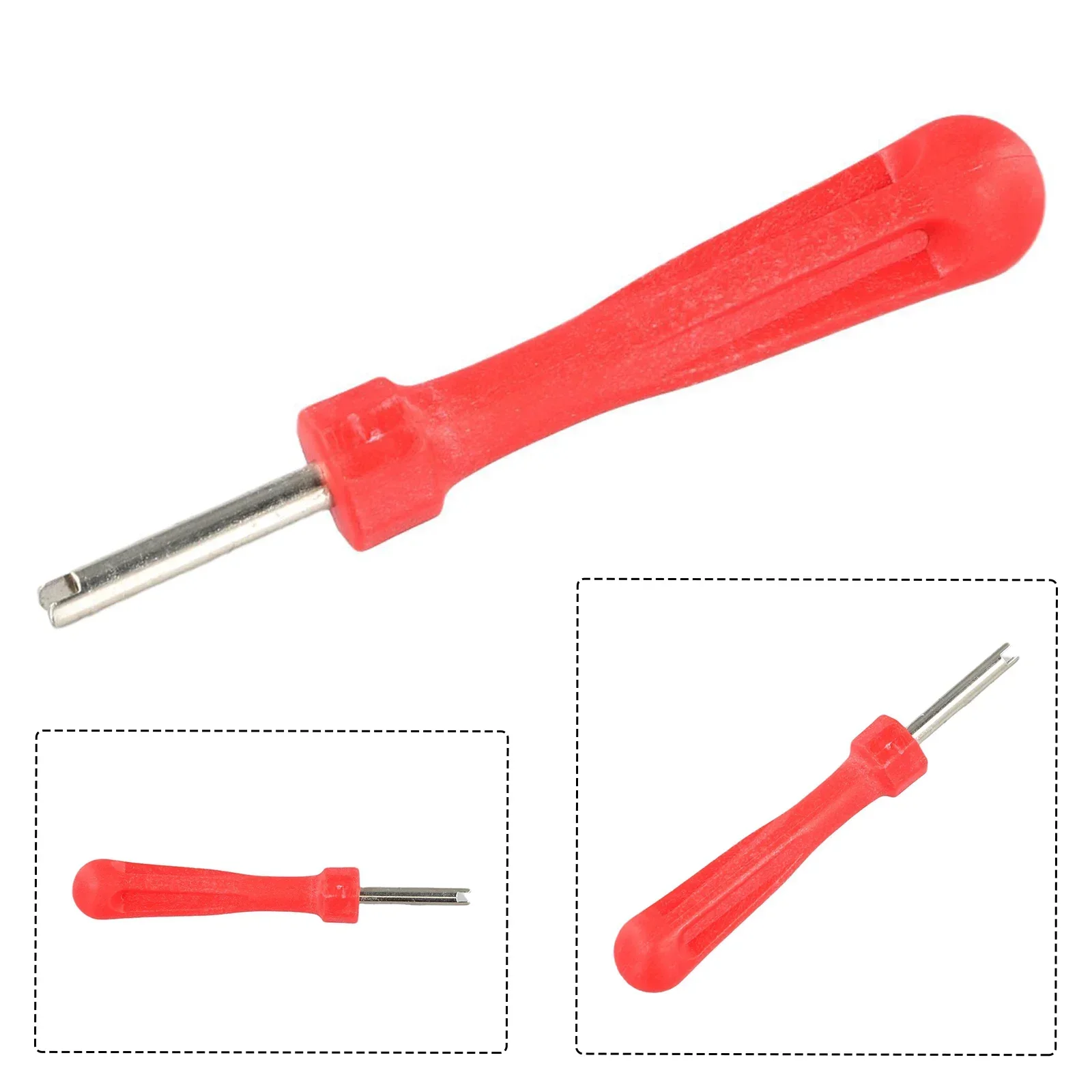 

Automotive Valve Core Driver Tire Valve Core Removal Tools Tyre Valve Core Wrench Spanner Tire Repair Kit Handle Screwdriver