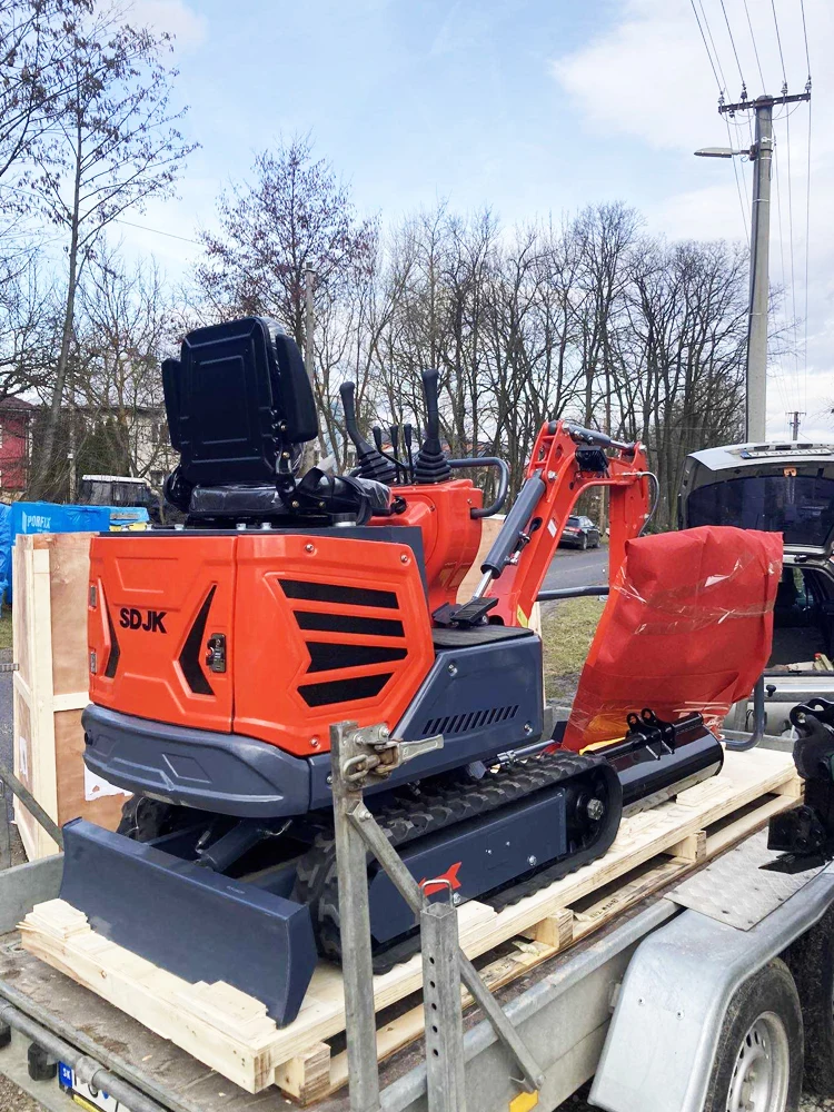 Ekskavator Mini Kompak Ekskavator Hidraulik Mini 1,2 Ton Dengan Kustomisasi Pabrik Penggali Mikro Tiongkok EPA/CE/EURO 5