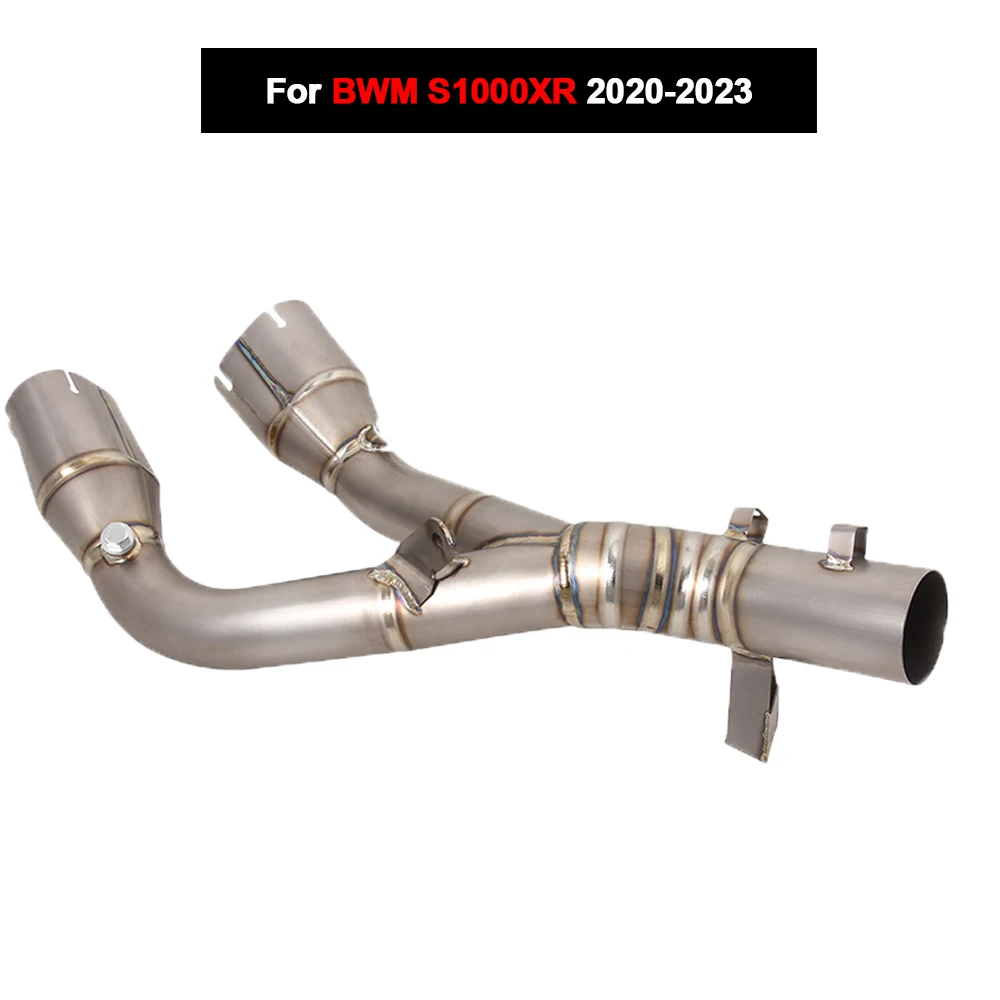 

Slip On For BMW S1000XR 2020-2023 Motorcycle Exhaust System Stainless Steel Middle Link Pipe Muffler With DB Killer