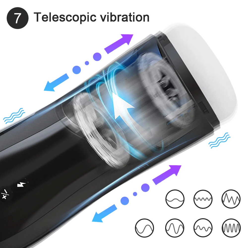 Male Masturbator Automatic Sucking Vibration Blowjob Machine Sounds Pussy Penis Pump Masturbation Cup Sex Toys for Men Supplies - Image 2