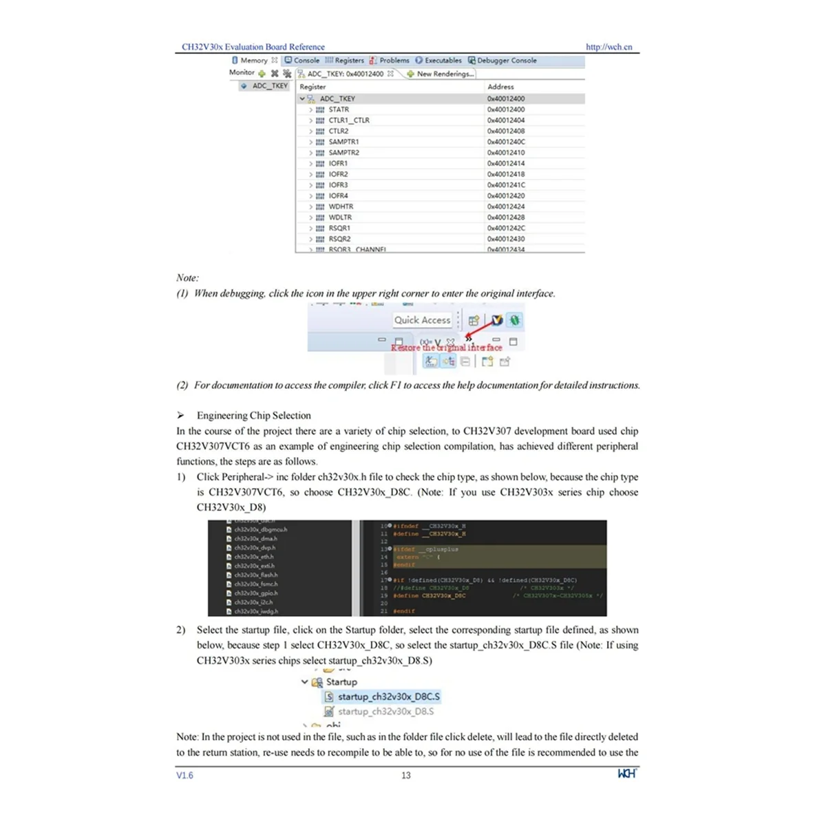 CH32V307V-EVT-R0 CH32V307 Development Board 32-Bit RISC-V Core MCU USB2.0 PHY Ethernet Application Evaluation