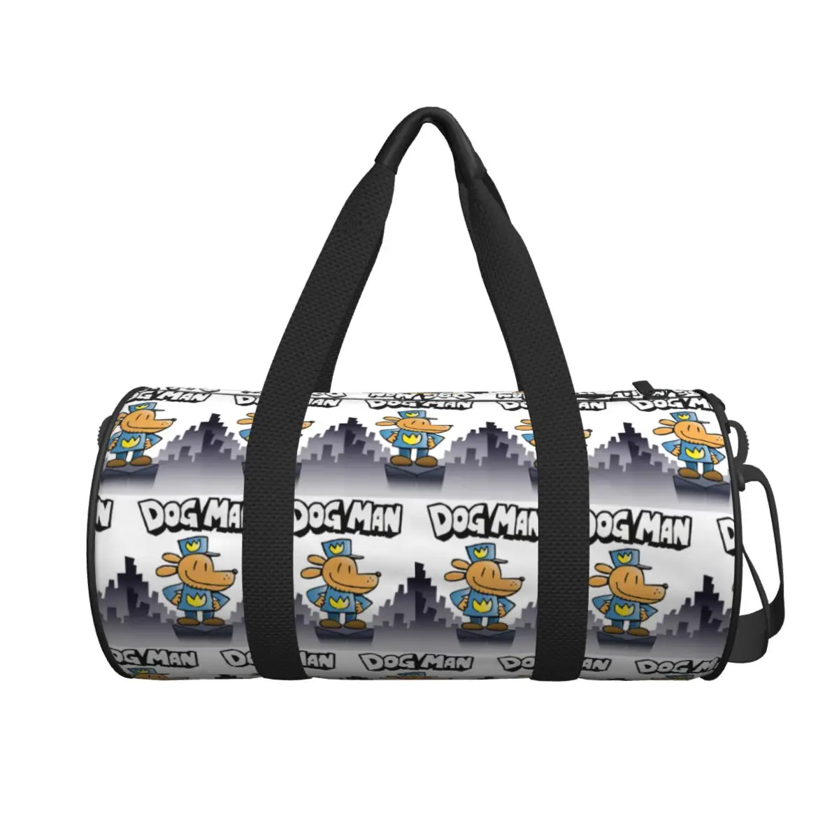 

Dog Man Cute Pet Large Duffle Gym Bag Multi-Functional Duffle Travel Bags Handbags Fitness bag