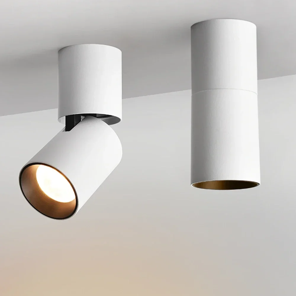 

Surface Mounted COB LED Downlights Foldable 360° Rotatable LED Ceiling Spot Lights 7W 12W LED Lamps Background Lighting