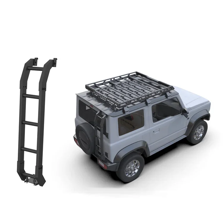 Steel New Hot Selling Offroad Parts Manufacturer Wholesale Car Tailgate Side Ladder for  Jimny 2018+ 4x4custom