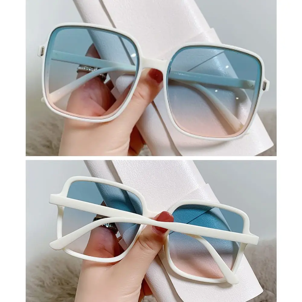 Luxury UV400 Driver Goggles Big Frame Eyewear for Lady Women Square Sun Glasses Oversized Sunglasses