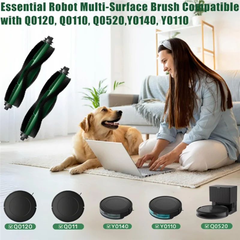 YCOC-2 قطعة فرشاة الأسطوانة ل رومبا Q0120 Y0140 Q0520 Q011 Y0110 جهاز آلي لتنظيف الأتربة رومبا Y & Q كومبو وVac سلسلة أساسية