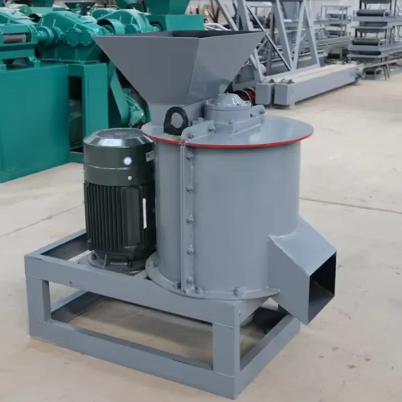 High-efficiency industrial fertilizer crusher Coal-fired charcoal crusher Vertical crusher