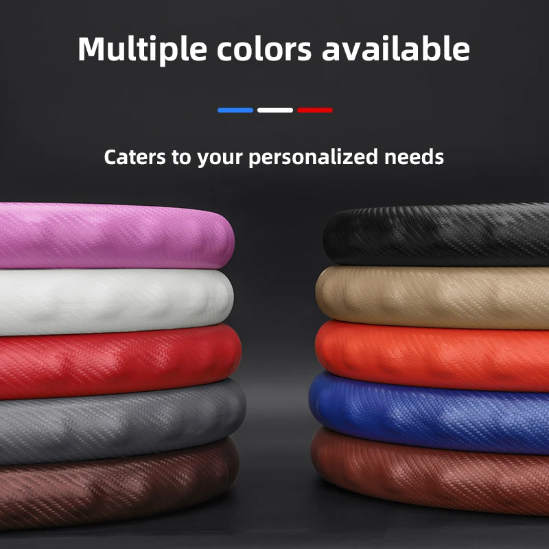 مناسبة لغطاء عجلة القيادة من ألياف الكربون Mg مع غطاء حماية بتصميم رياضي على شكل موجة لـ Zs Hector Gs 5 6 Marvel R Cyberster 8 Phev Hs Rx9 7 3 Whale One Rx5 Gt 4 Electric T60 ووضع آخر #3