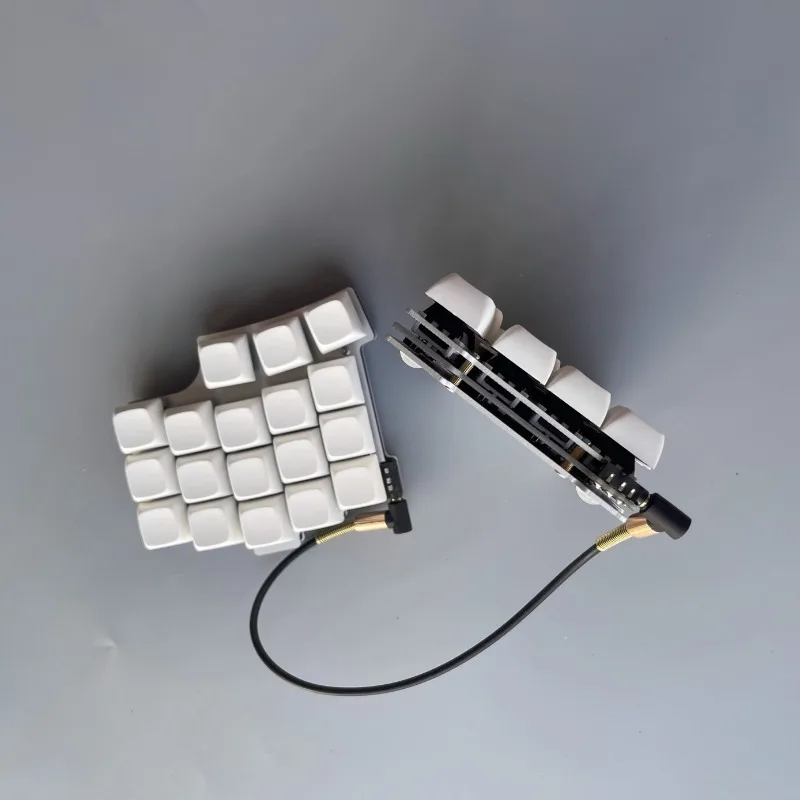 SW35 Split Type Keyboard Customized Dual Hand Split Ergonomic QMK Split Hot Swappable RGBVIAL Left and Right Hand Keyboard