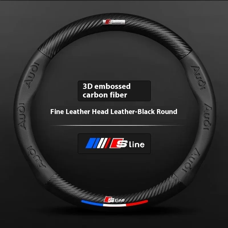 

Car Steering Wheel Cover For Audi ABT A1 A2 A3 A4 A5 A6 A7 A8 Q2 Q3 Q4 Q5 Q7 Q8 TT RS3 RS4 RS5 RS6 RS7 S3 S4 S5 S6 S7 S8 S line