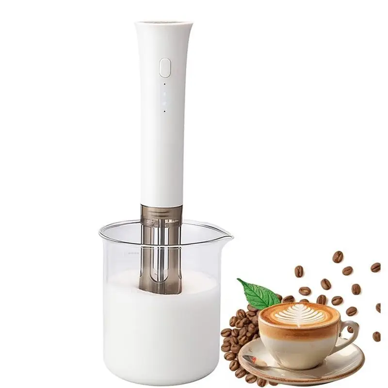 Milk Frother,Rechargeable Handheld Electric For Cappuccino, Lattes Creamy Coffee, Hot Chocolate