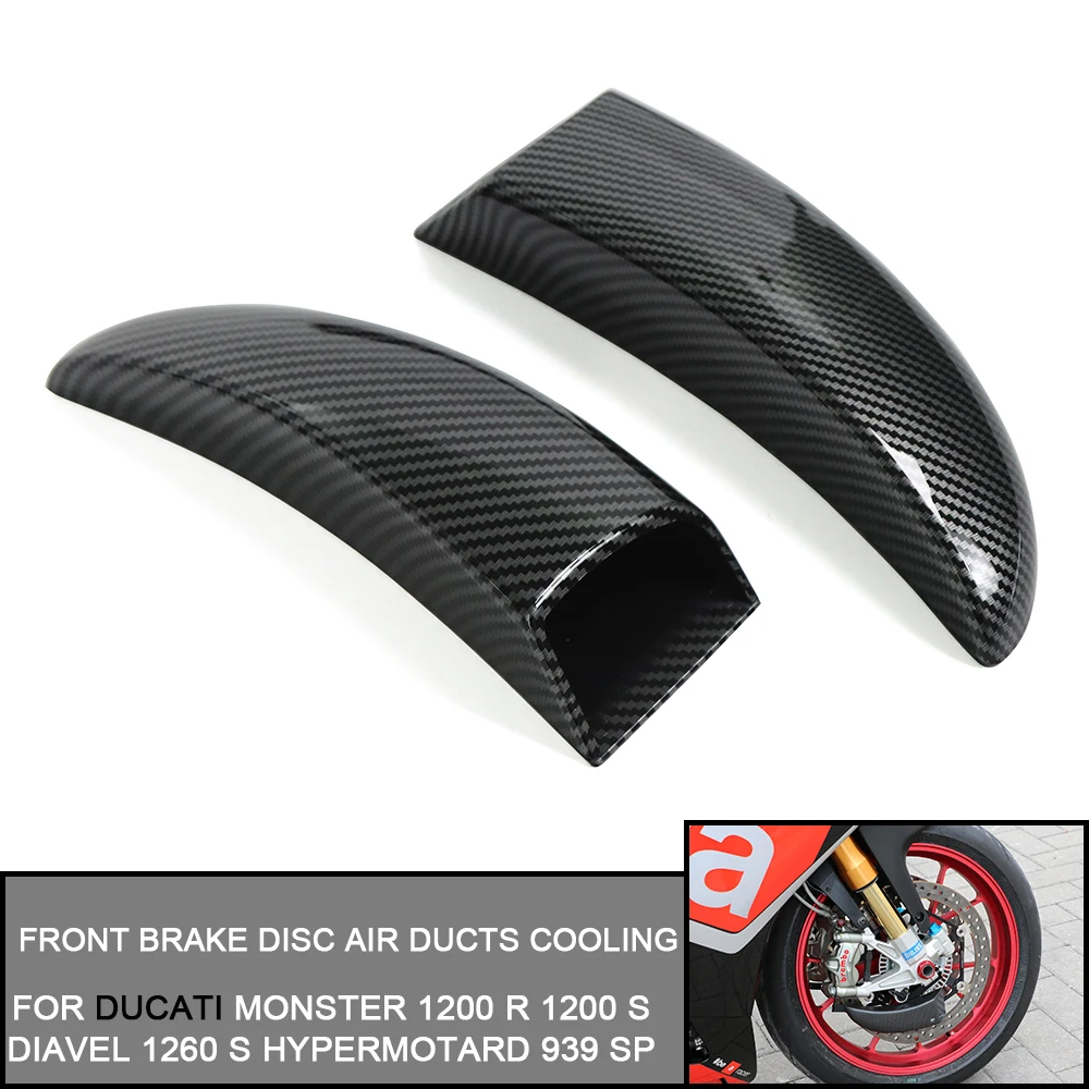 Air Ducts Brake Cooling Mounting Kit Air Cooling Ducts System For DUCATI DIAVEL 1260 S HYPERMOTARD 939 950 SP MONSTER 1200 R S