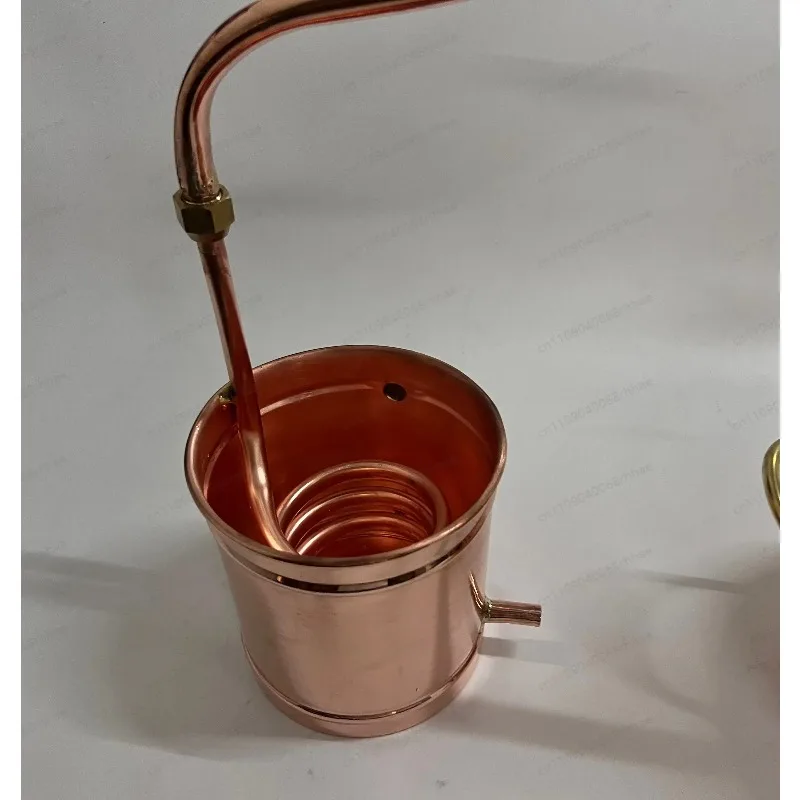 Premium Copper Pot Still, 50L+ Electric Moonshine Distiller with Heating & Motor System