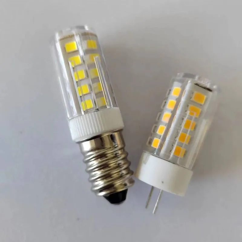 E14 Led Bulb 220V 3W 12V Refrigerator bulb 120V Warm White COB Sewing Machine Lamp E12 LED Fridge Light Bulb