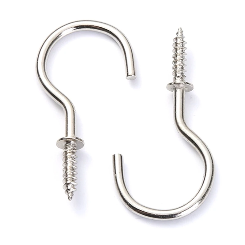 Eye Screw Hooks Set of 100 Small Screw Hooks for Various DIY Projects & Crafts Dropsale