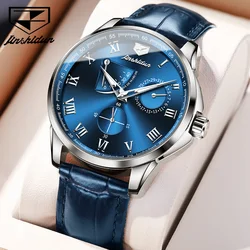 JSDUN Original Fashion Automatic Mechanical Men Watch High Quality Multifunction Men's Wrist Watches Simple Classic Mens Watch