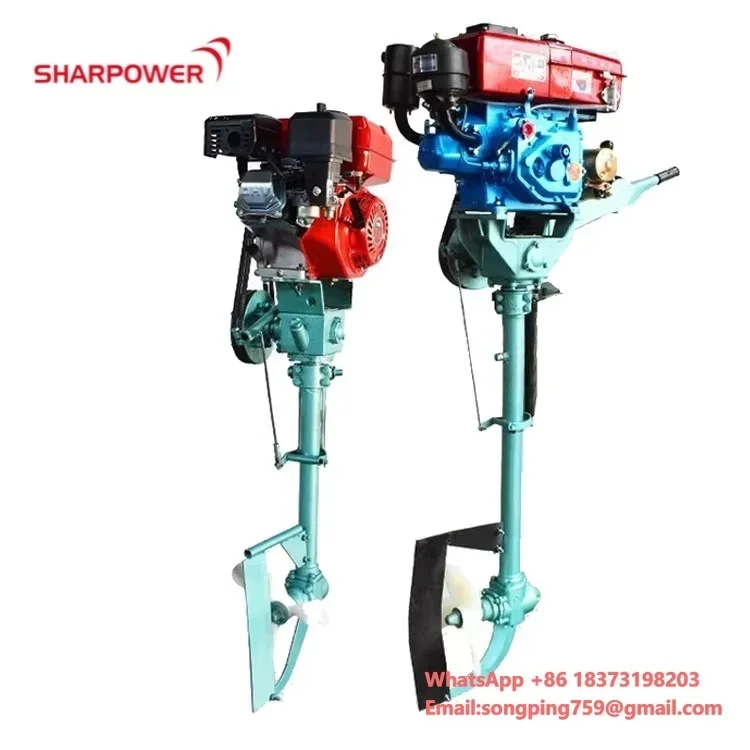 

8-24HP Long Tail Outboard Boat Motor Engine for Small Fishing Boat with Manual Start