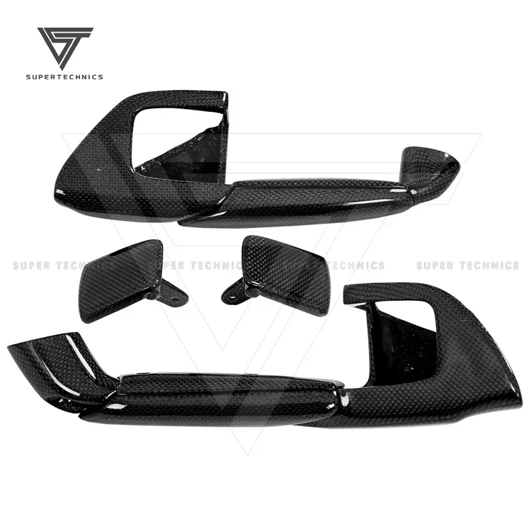 Oem Style Carbon Fiber Door Handle Interior For Ferari Gtb Spider