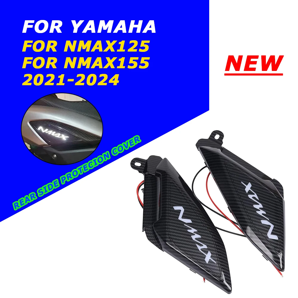

For Yamaha Nmax155 NMAX125 N MAX 155 Nmax 125 2021 - 2024 2023 Motorcycle Accessories Rear Side Cover Protecion Guard Panel Cap