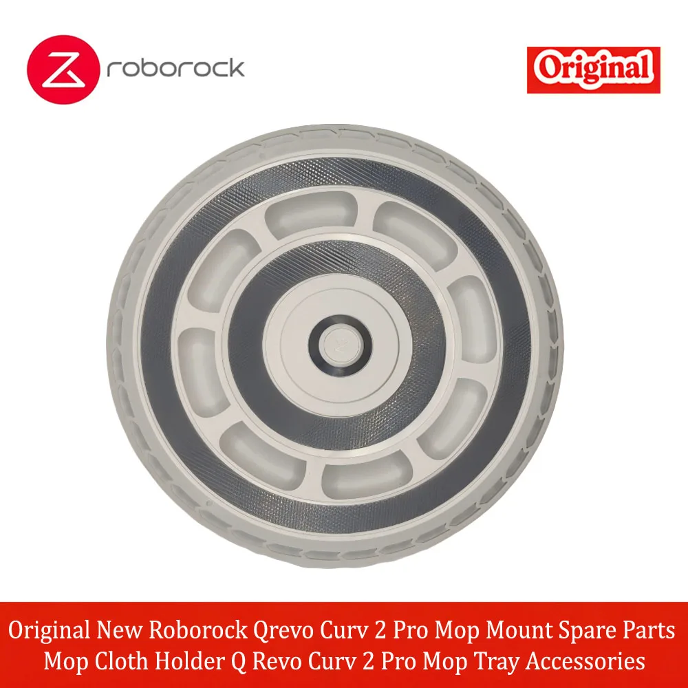 Original New Roborock Qrevo Curv 2 Pro Mop Mount Spare Parts Mop Cloth Holder Q Revo Curv 2 Pro Mop Tray Accessories