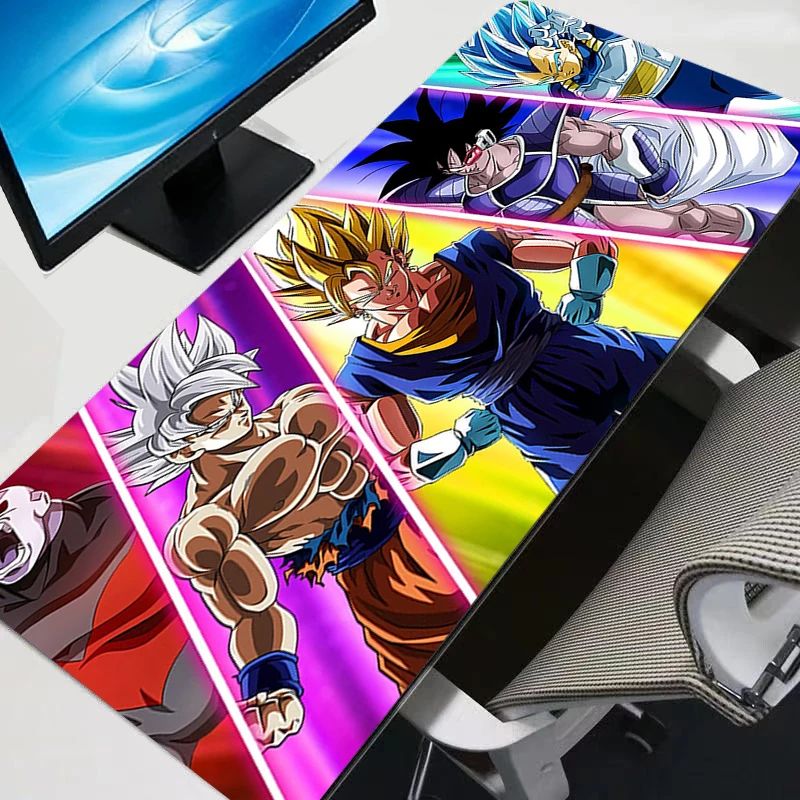 Computer Varmilo Tastatur Mauspad Dragon Ball Vegeta Goku Anime Gaming Zubehör Tisch Teppich Gamer Teppich Schreibtisch Matte Mousepad