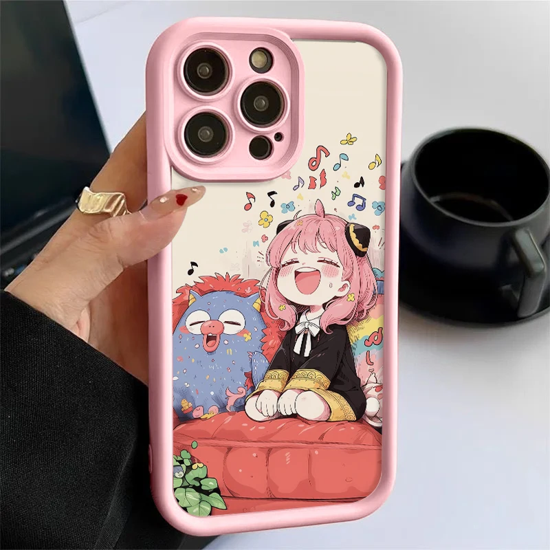 Wow Cool Happy Girl Phone Case For iPhone16 15 14 ProMax 11 Pro 12 13 Mini XS XR 7 8Plus Cartoon Anti Drop Soft Protective Cover