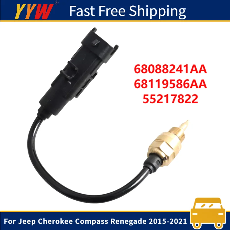 

Engine Oil Temperature Sensor For Jeep Cherokee Compass Renegade 2015-2021 68088241AA 68119586AA 55217822 Car Accessories