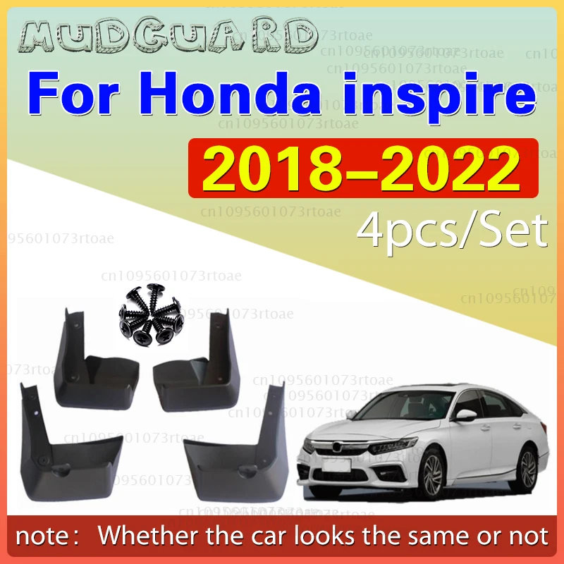 

Fender Mudguard Mud Flaps Guard Splash Flap Mudguards Car Accessories For Honda inspire 2018-2022 2019 2020 2021