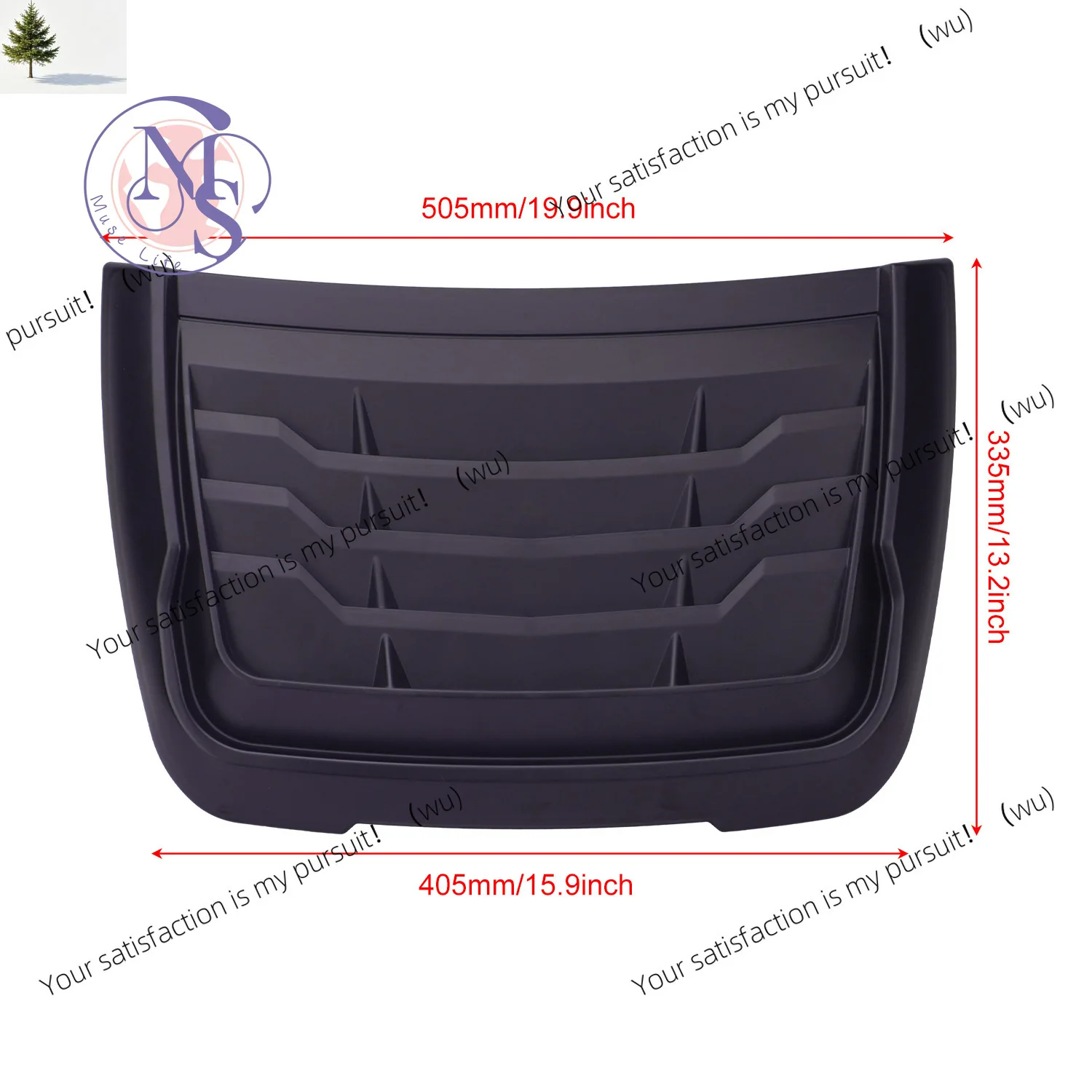 Car Hood Air Intake Cover Baffle for Ford Ranger Raptor 2015-2022