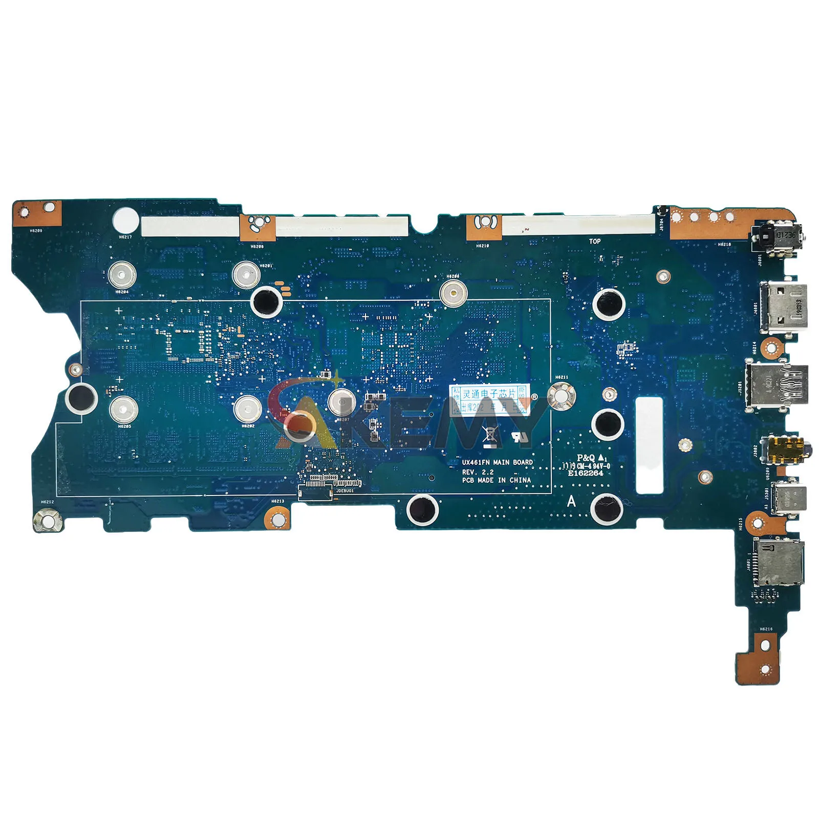 UX461FN Laptop Motherboard For ASUS ZenBook TP461UN UX461 TP461UA UX46UN Notebook Mainboard With I3 I5 I7 CPU 100% tests OK stk