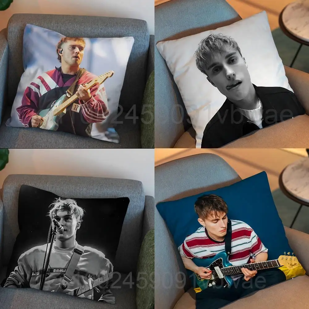 Rein Me In Sam Fender day gift Pillow Case Living Room Sofa Cushion Cover Suitable For Home Bedroom Room custom Decoration