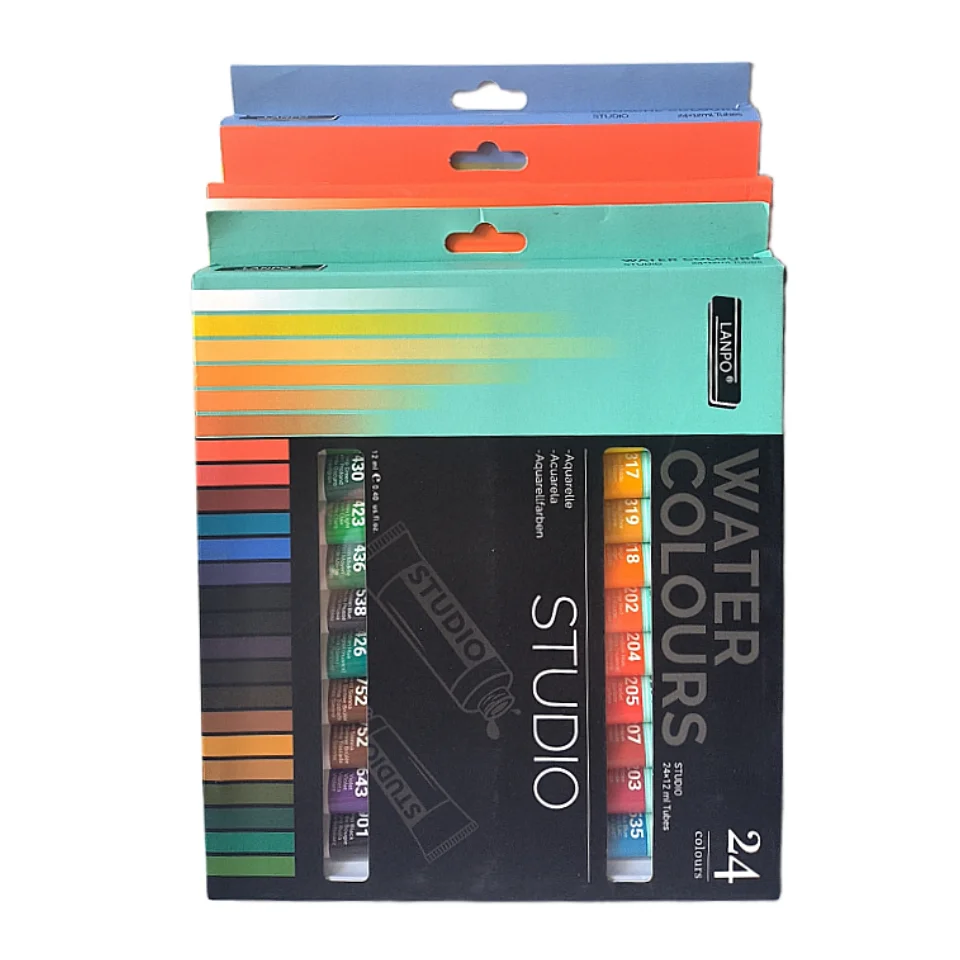 Graffiti paint acrylic watercolor gouache paint 24-color set of art painting