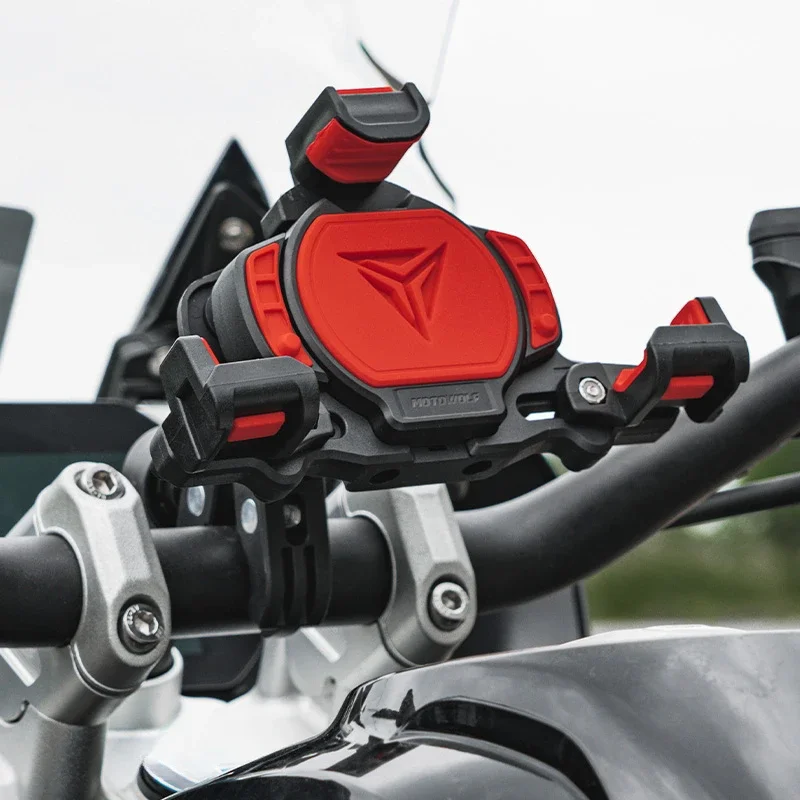 MOTOWOLF new motorcycle anti-slip mobile phone holder with dual charging mode