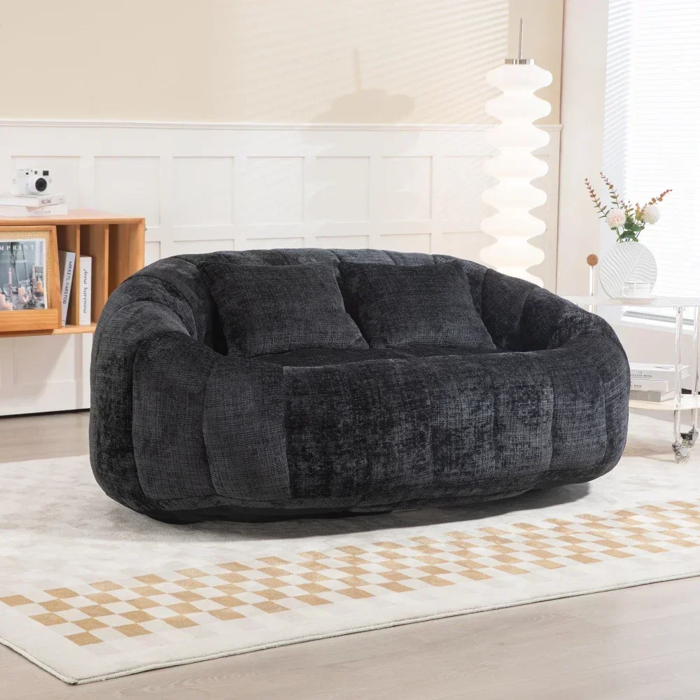 Bean Bag Lazy Sofa Durable Comfort Lounger High Back Bean Bag Chair Couch for Adults and Kids Accent Floor Soft Lounge Chair