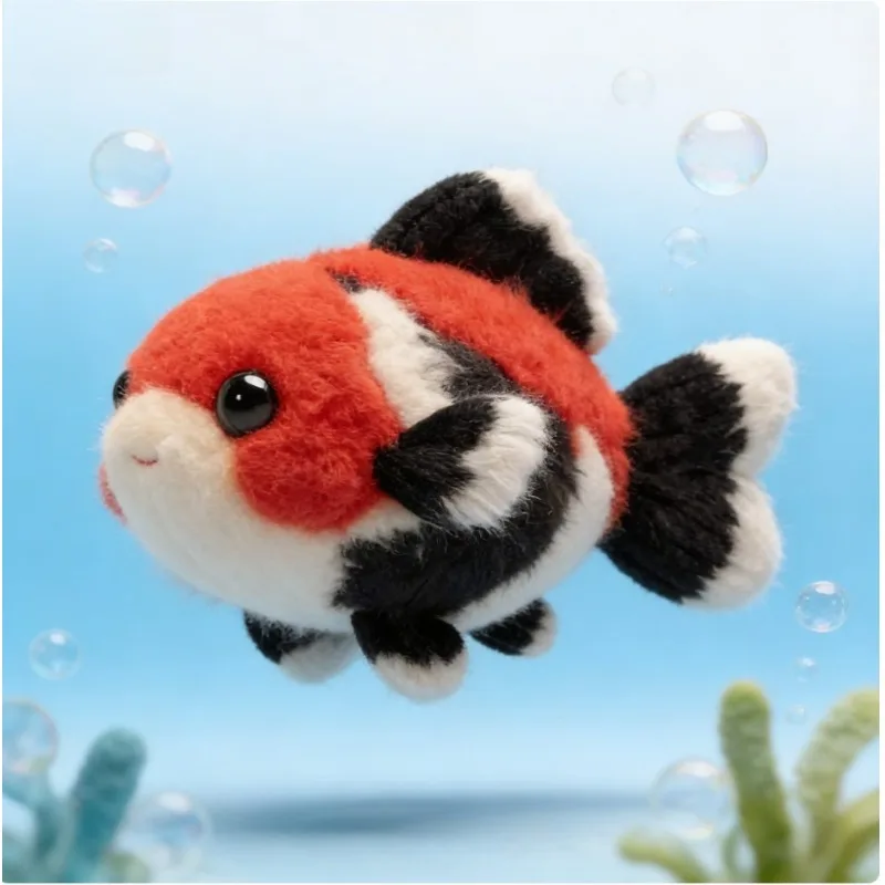 

Lucky Koi Fish Plush Keychain - Fortune Attracting Bag Charm & Backpack Accessory, Meaningful Gift for Best Friend