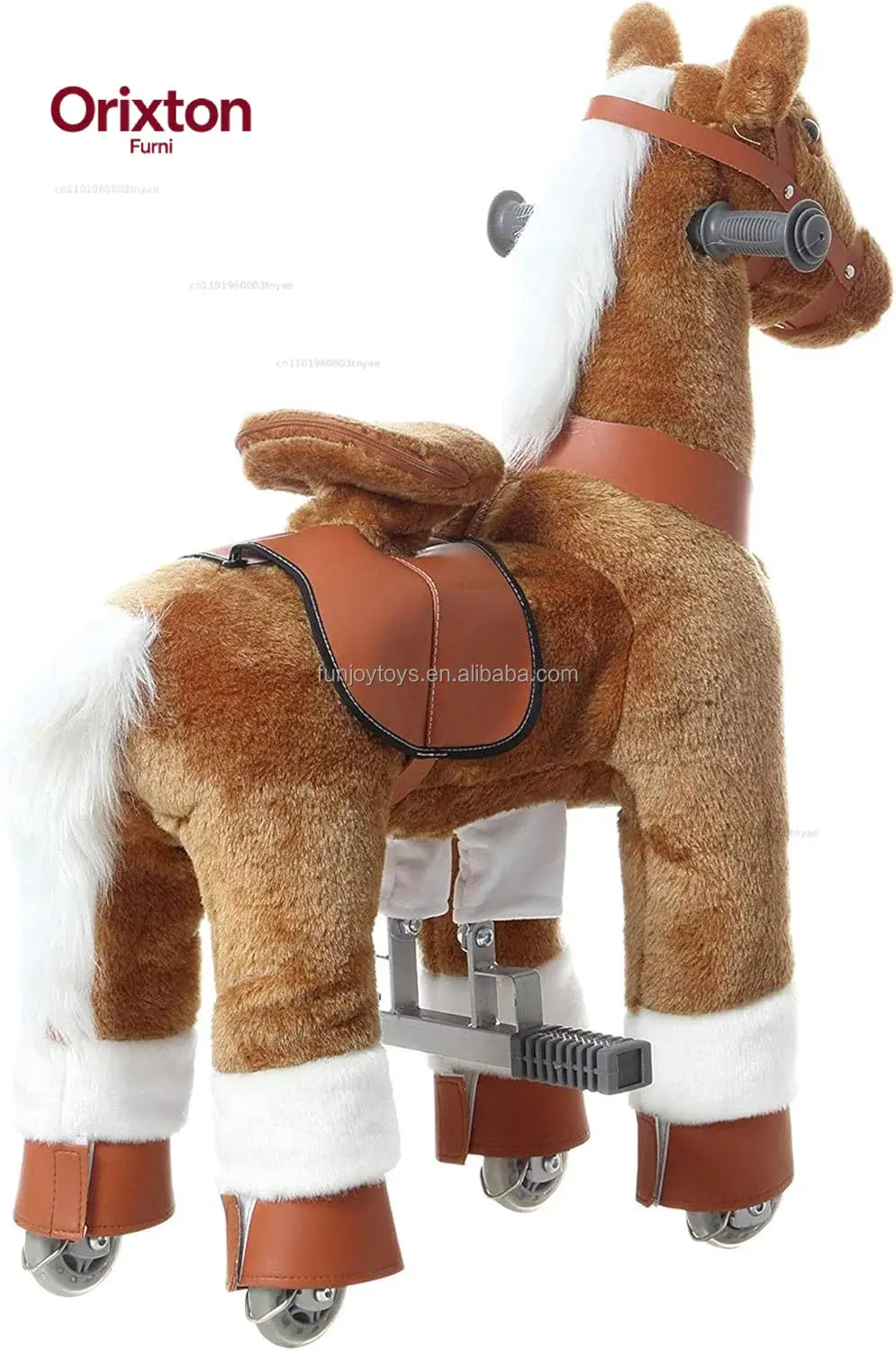 Amusement Park Horse Riding Toys Children's Animal Horse Riding Walking Toys Mechanical Horse Riding For Sale