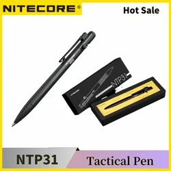 NITECORE NTP31 Kalem CNC Çift Yönlü Cıvata Eylem Olay Yazma Çok Fonksiyonlu Alüminyum Alaşımlı Taktik Kalem