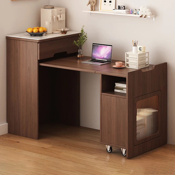 Hidden Writing Foldable Wooden Laptop Desk Table Shelf Kids Corner Children's Home Office Adjustable Study Desk With Storage