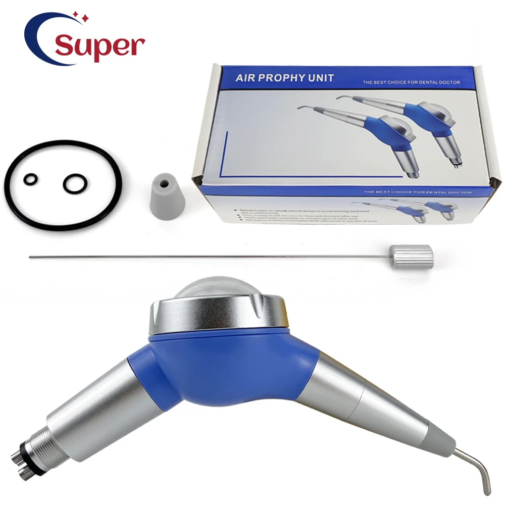 Dental Air Polisher Flow Teeth Polishing Handpiece Hygiene Prophy Jet Teeth Sandblasting gun 2-Hole 4-Hole Dentistry tools