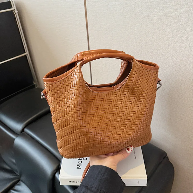 

Осенняя модная сумка на плечо 2025 года, просторная пригородная сумка для женщин, большая вместительная рабочая сумка, офисный кошелек, профессиональная сумка через плечо ​