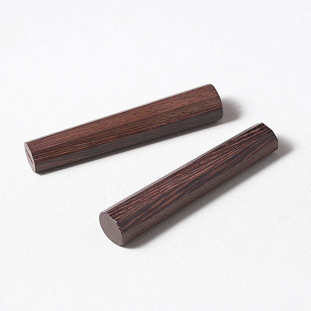 Japanese Classic Style Octagonal Knife Handle DIY Semi-finished Handmade Kitchen Chef Knife Sashimi Wenge Wood Knives Handles
