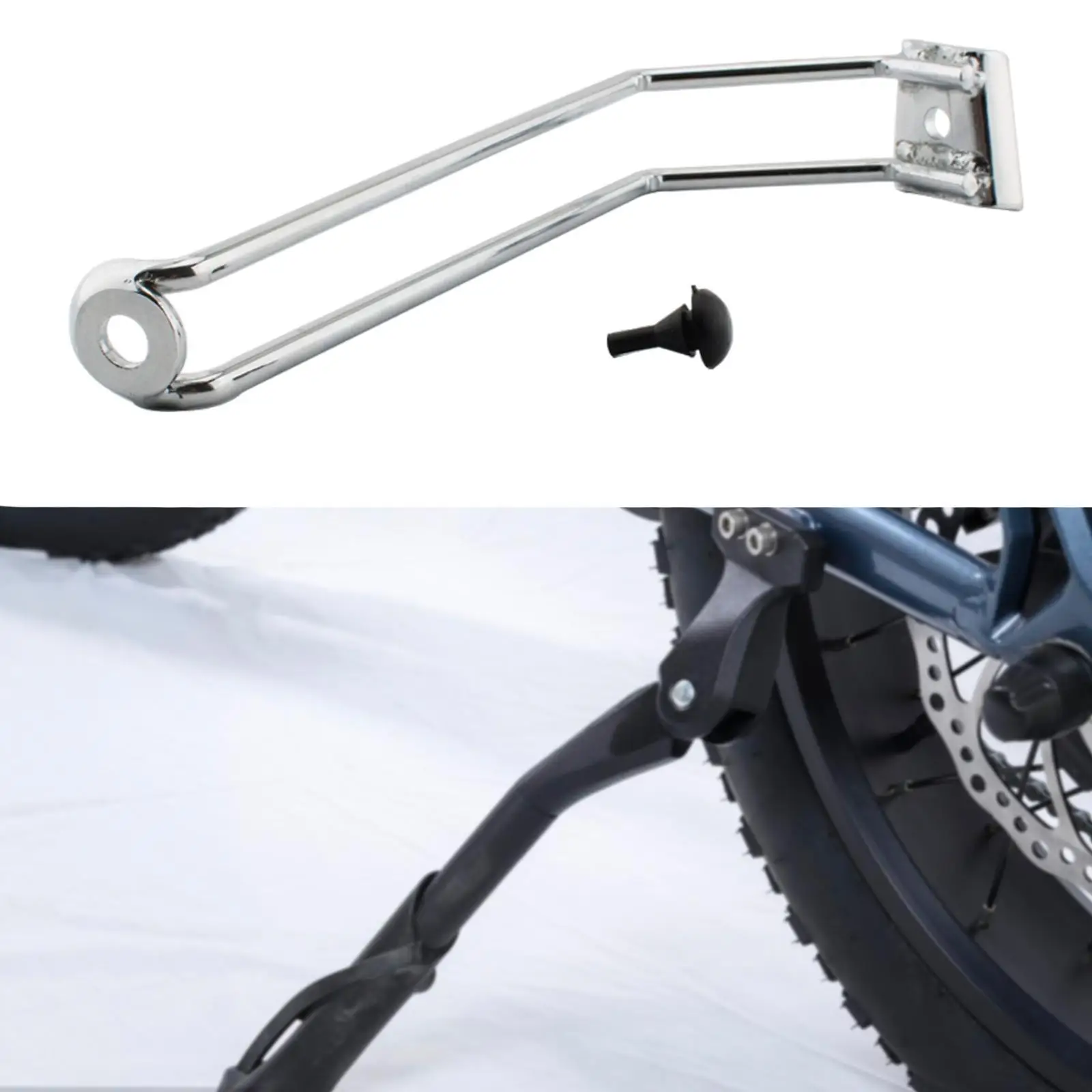 Motorcycle Kickstand Extension 50055-90 Iron High Performance Easy to Install