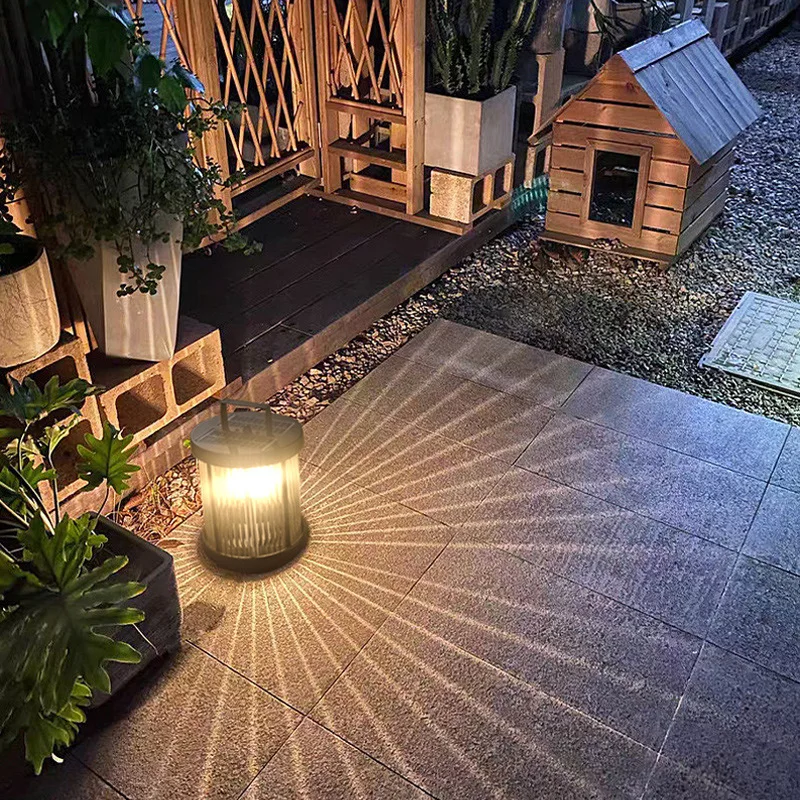 Creative New LED Solar Lawn Light Outdoor Waterproof Villa Garden Balcony Lawn Atmosphere Decorative Light Fixture