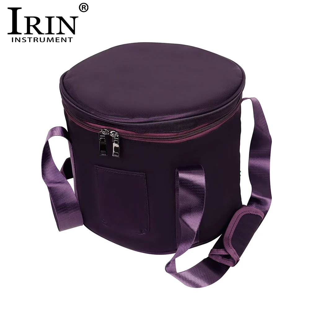 

IRIN 10 Inches Crystal Bowl Bag Purple Singing Bowl Handbag Portable Crystal Bowls Case Bag Percussion Instrument Accessories